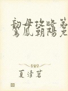 韵母攻略第二部鸾凤朝阳免费阅读封面