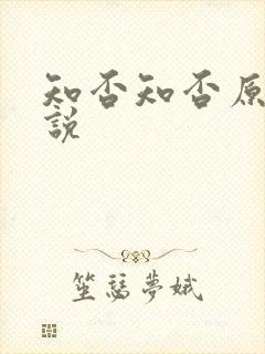 知否知否原著小说