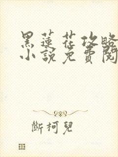黑莲花攻略手册小说免费阅读