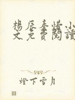 杨辰秦惜小说全文免费阅读最新封面