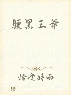 腹黑王爷封面