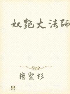 奴艳大法师封面
