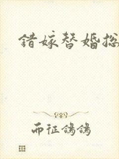错嫁替婚总裁