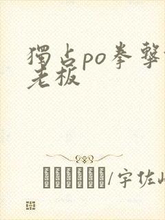 独占po拳击馆老板