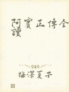 阿宾正传全文阅读