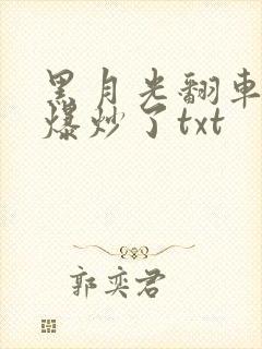 黑月光翻车后被爆炒了txt