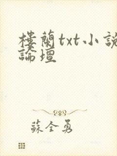 楼兰txt小说论坛封面