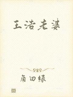 王浩老婆
