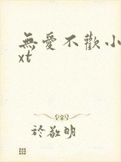 无爱不欢小说txt