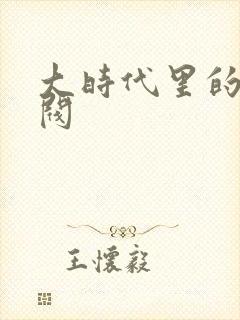 大时代里的小军阀封面