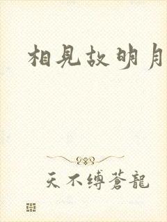 相见故明月封面