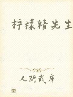柠檬精先生封面