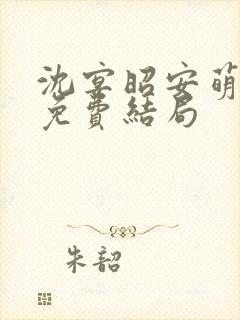 沈宴昭安萌全文免费结局封面