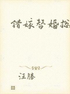 错嫁替婚总裁