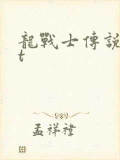 龙战士传说txt封面