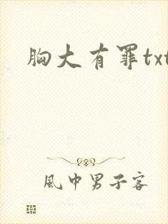 胸大有罪txt