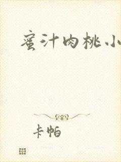 蜜汁肉桃小说