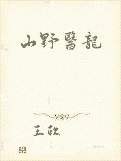 山野医龙封面