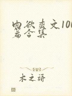肉欲爽文100篇合集封面