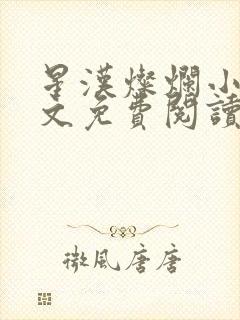 星汉灿烂小说全文免费阅读