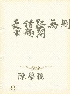走错路无删减版笔趣阁封面