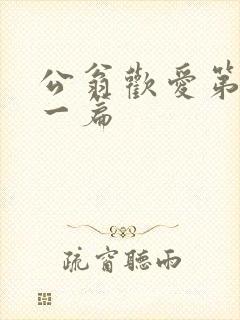 公翁欢爱第三十一篇