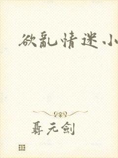 欲乱情迷小说
