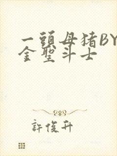 一头母猪BY黄金圣斗士封面