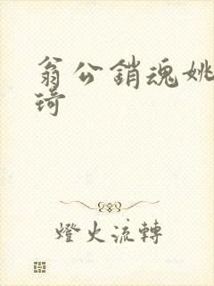 翁公销魂姚瑶琦琦