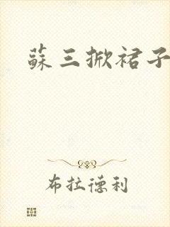 苏三掀裙子