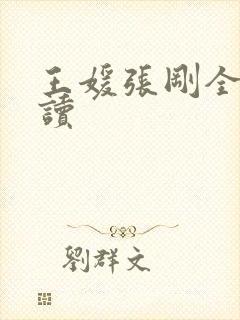 王媛张刚全文阅读封面