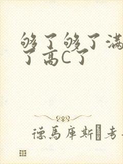 够了够了满到C了高C了封面