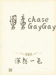 国产chase男男GayGay