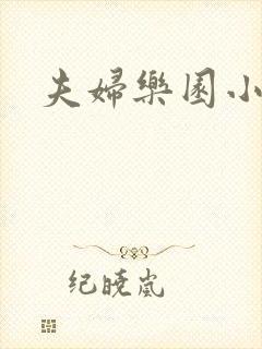 夫妇乐园小说