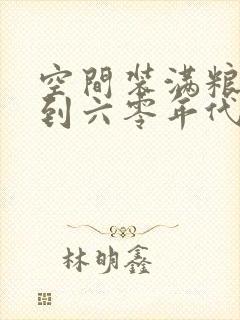 空间装满粮食回到六零年代