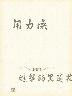 用力操