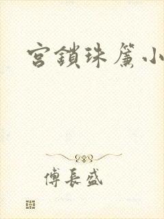 宫锁珠帘小说