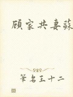 顾家共妻苏念封面