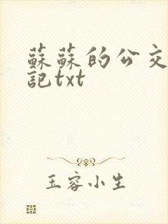 苏苏的公交车日记txt