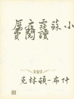 厉夜霆苏小汐免费阅读