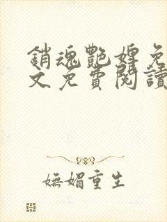 销魂艳婢免费全文免费阅读