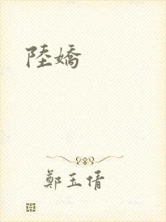 陆娇封面