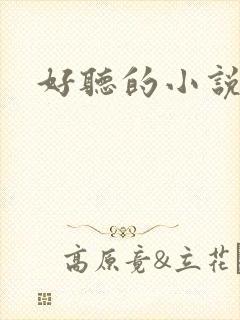 好听的小说名字