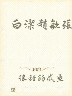 白洁赵敏张倩封面