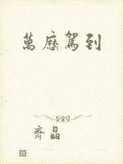 万历驾到封面