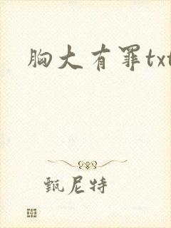 胸大有罪txt封面