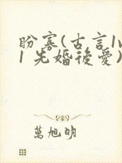 盼寡(古言1v1 先婚后爱)