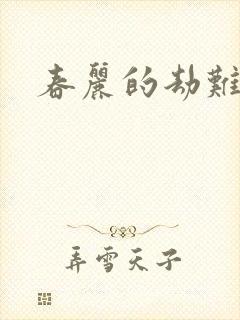 春丽的劫难封面