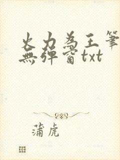 火力为王笔趣阁无弹窗txt