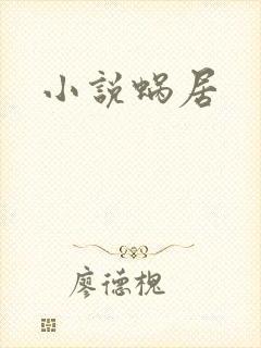 小说蜗居封面